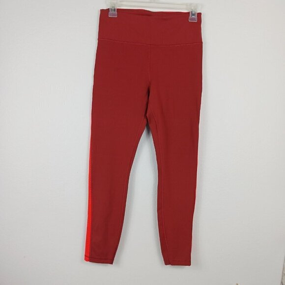 ATHLETA ULTIMATE STASH POCKET COLORBLOCK 7/8 TIGHT Mesh Stretch Nylon Women S - Picture 4 of 8